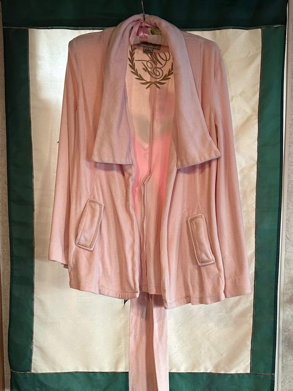 Wildfox Pale Pink Sleepwear Robe